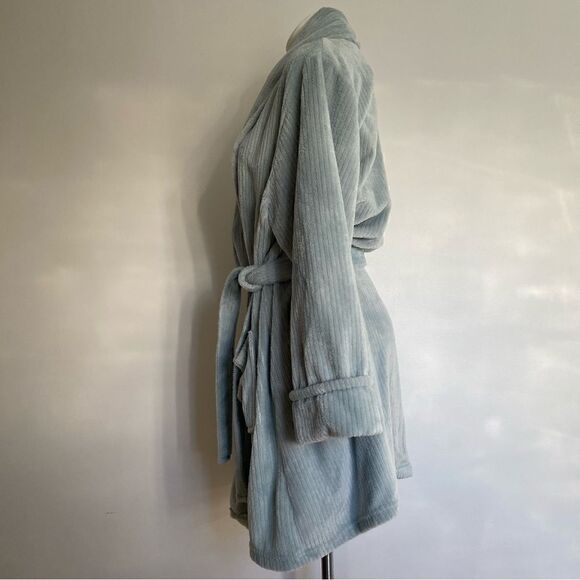 Simple Pleasures Ribbed Soft Cozy Warm Robe 1X - Picture 6 of 9
